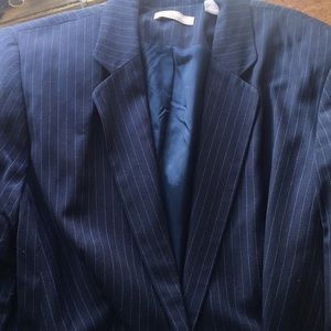Blue Pinstriped Blazer